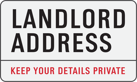 Landlord Address - keep your details private